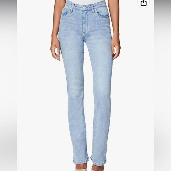 NWT Blank NYC The Hoyt High Rise Mini Flare - Picture 2 of 14